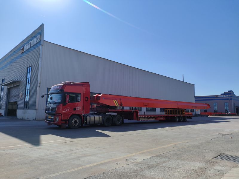 電動單梁起重機  2臺 LD3t—26.85m 制作完成，發(fā)往江蘇交付客戶使用