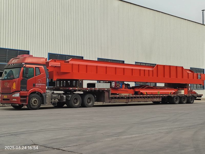 通用橋式起重機 QDXX32/5t—19.5m 電動單梁橋式起重機 2臺 LD10t—16.5m 制作完成，發(fā)往河北石家莊交付客戶使用。