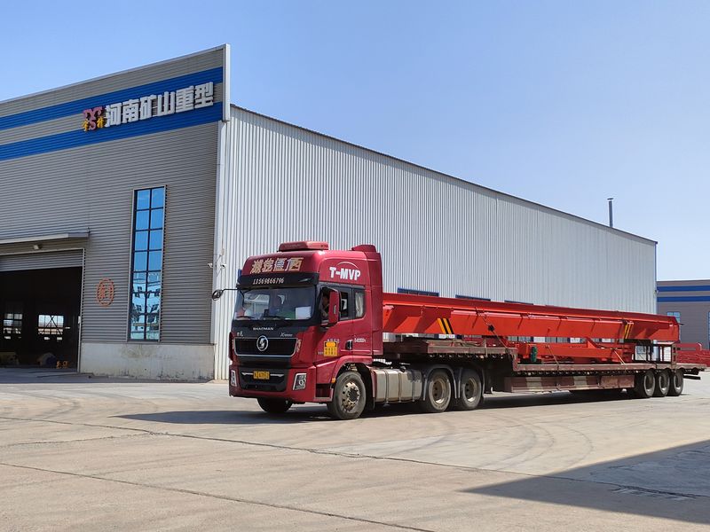 電動葫蘆門式起重機  MHxh10t—14m 外懸3.5/1.5m 制作完成，發(fā)往青海交付客戶使用